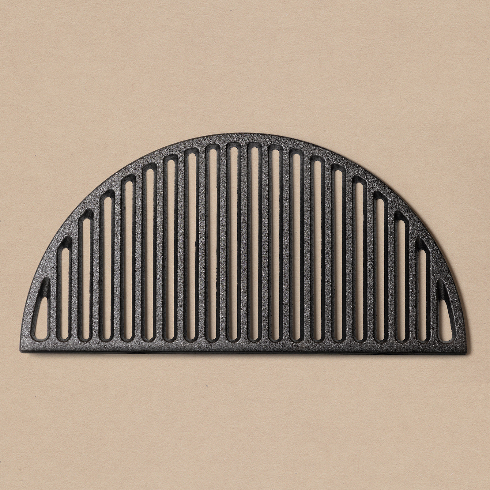 BestCharcoal Halvemaanvormige Gietijzeren Rooster Grid voor Large Kamado