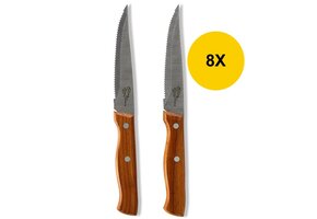 Greenpan Chop & Grill Steakmessen set van 8 x 2 stuks