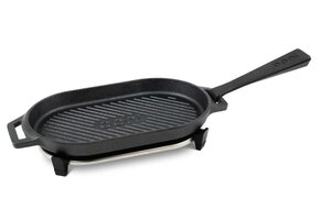 Ooni Grizzler Gietijzeren Pan met RVS onderzetten