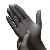 Nitril Handschoen 100 stuks zwart - Poedervrij