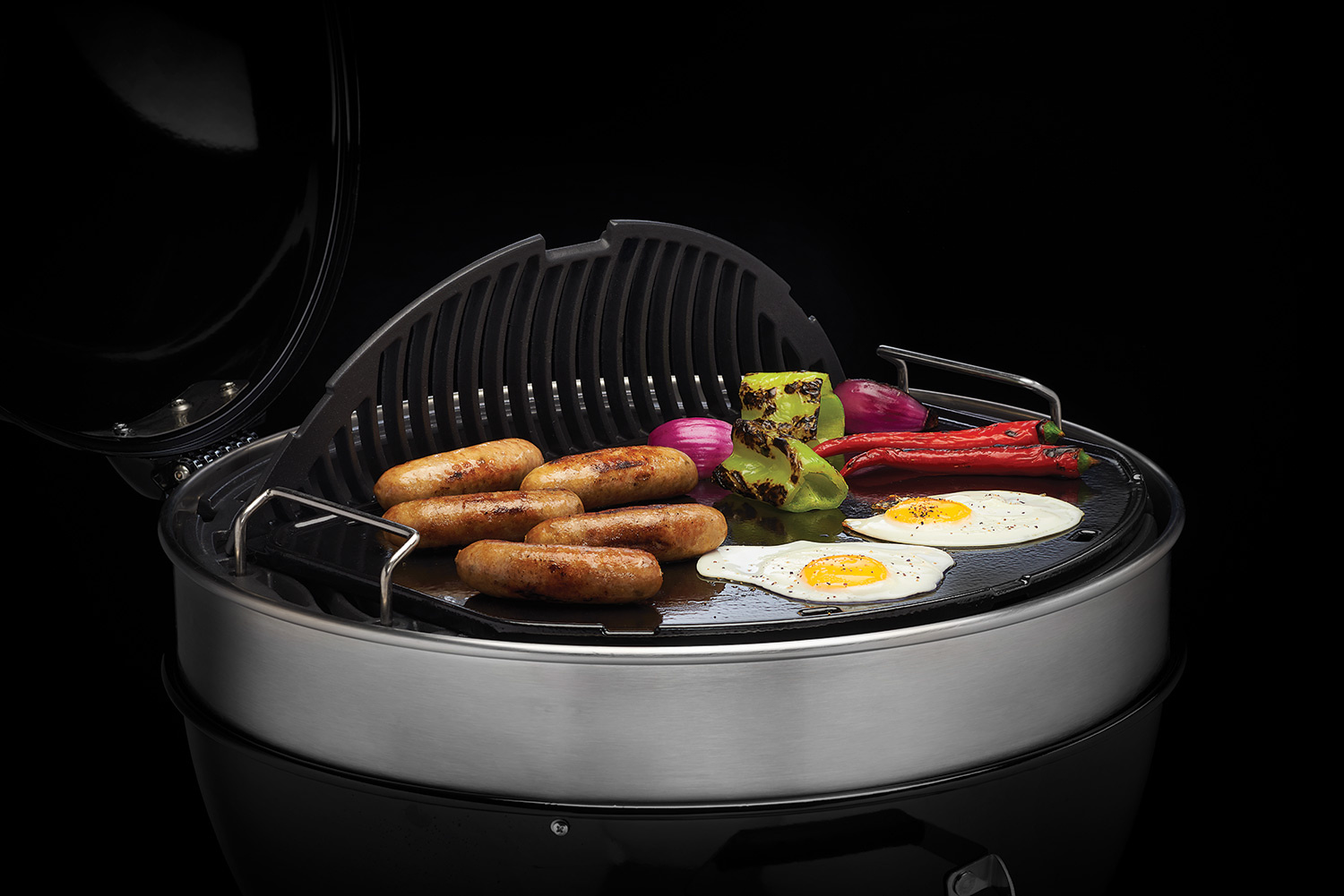Napoleond Gietijzeren grillplaat voor 57cm kettle houtskoolbarbecue
