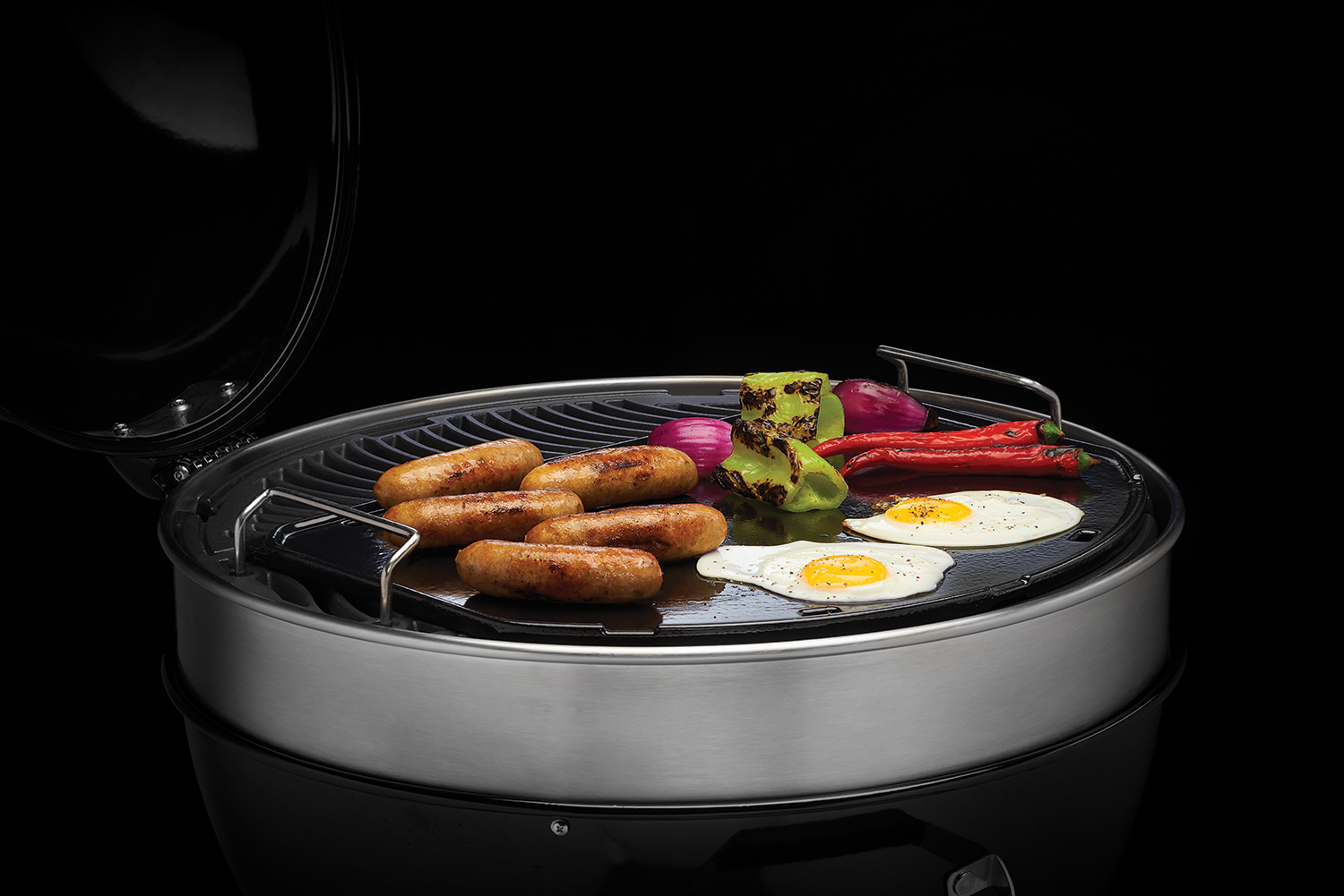 Napoleond Gietijzeren grillplaat voor 57cm kettle houtskoolbarbecue
