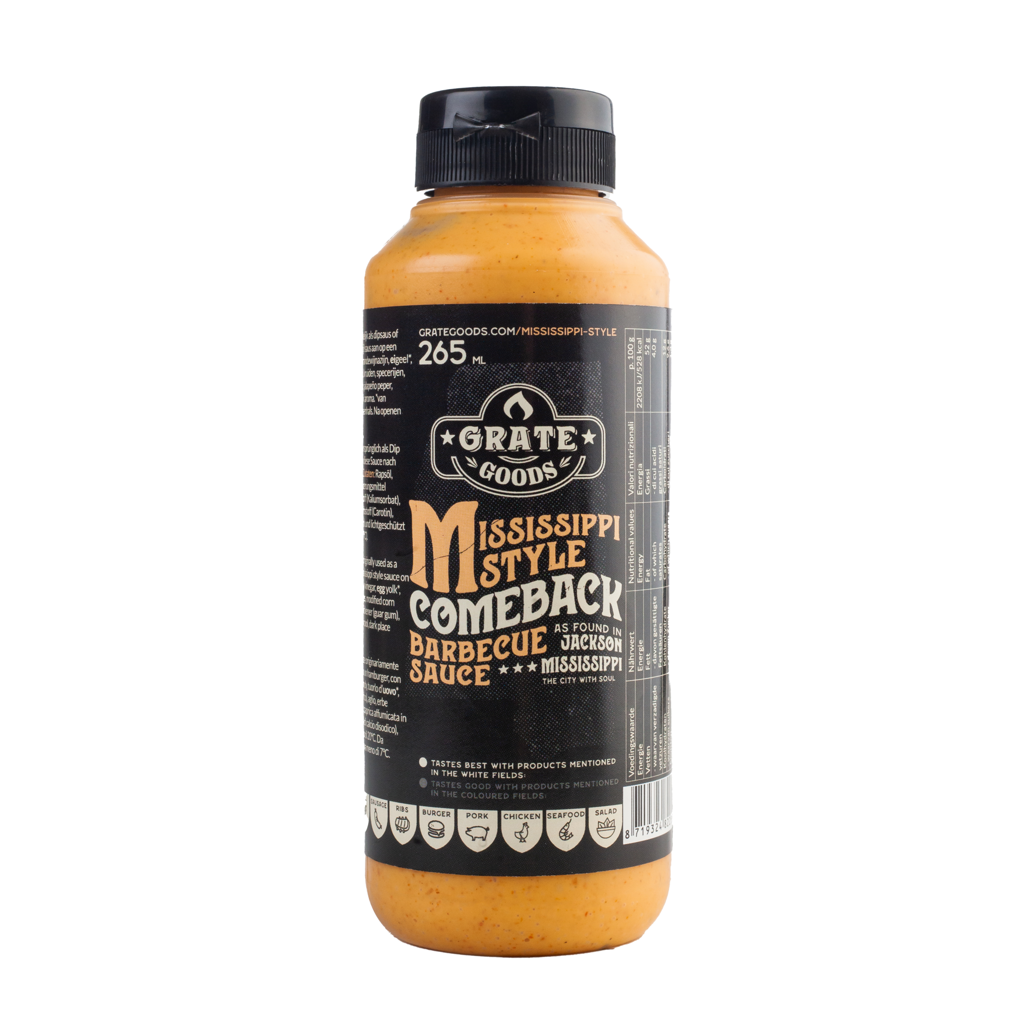 Grate Goods Mississippi Comeback Barbecue Sauce 265 ml