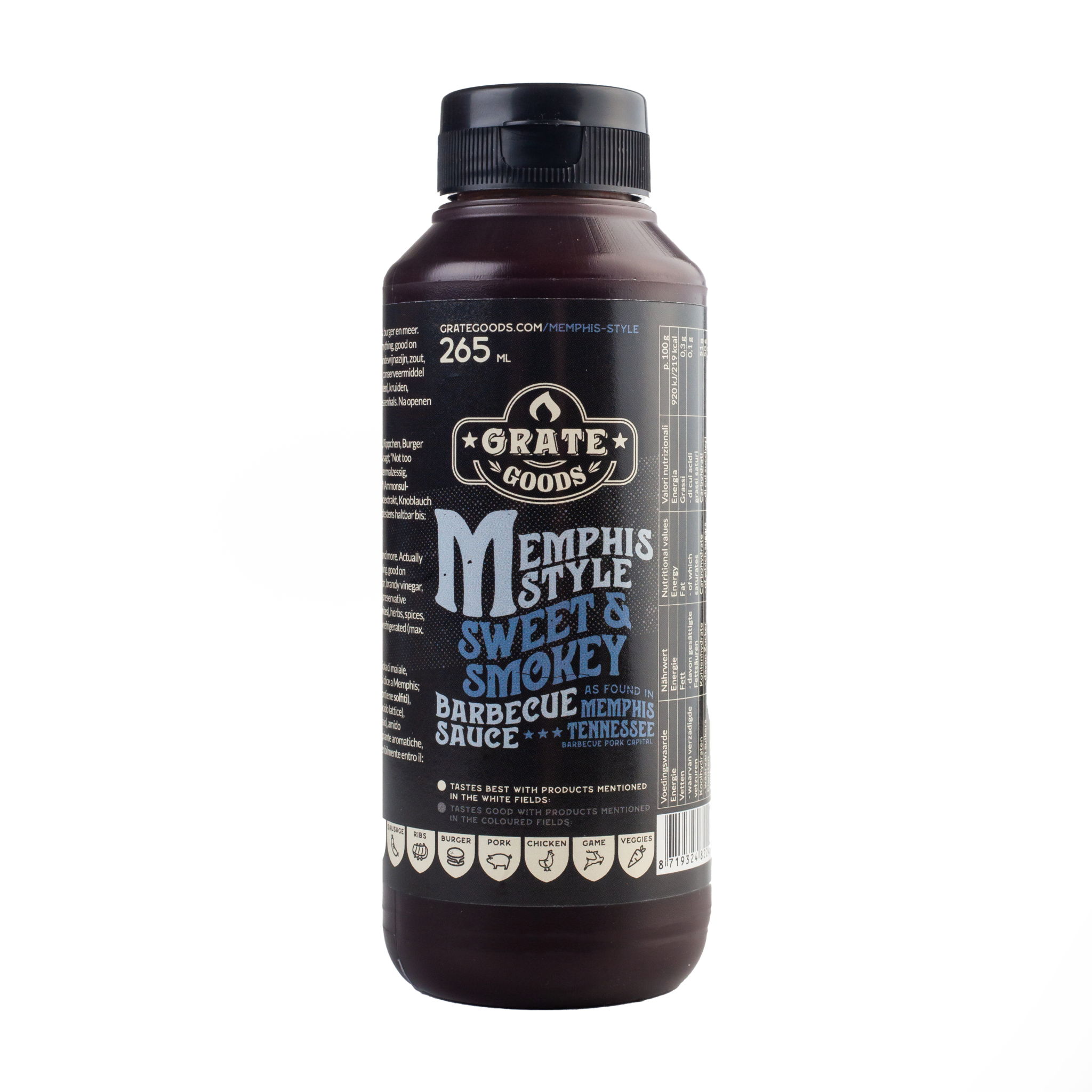 Grate Goods Memphis Sweet & Smokey Barbecue Sauce 265 ml