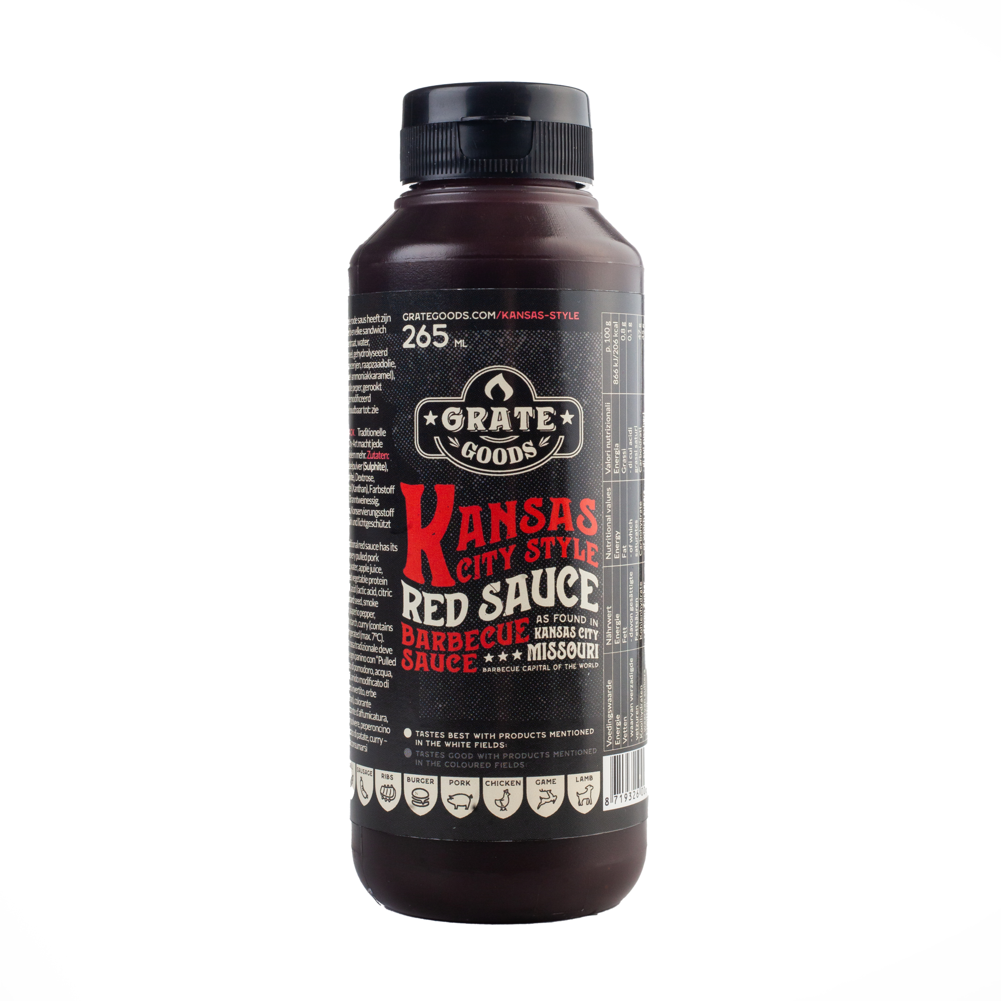 Grate Goods Kansas City Red Barbecue Sauce 265 ml