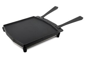 Ooni Dual-Sided Grizzler Gietijzeren Pan met RVS onderzetten