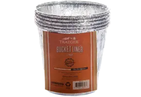 Traeger Aluminium inzetstuk voor Vetopvangemmer 5 stuks