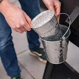 Traeger Aluminium inzetstuk voor Vetopvangemmer 5 stuks