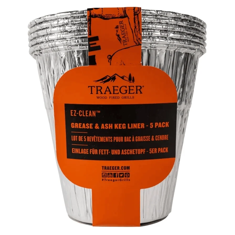 Traeger EZ Clean Aluminium inzetstuk voor vet- en aslade 5 stuks