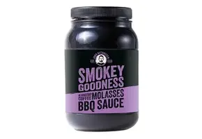 Smokey Goodness Blackstrap Coffee Molasses Barbecue Saus 500 ml