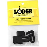Lodge Silicone panbeschermers 6 stuks - Zwart