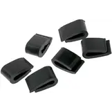 Lodge Silicone panbeschermers 6 stuks - Zwart