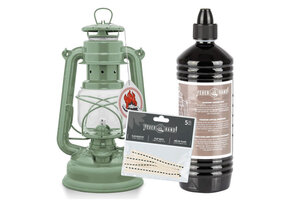 Feuerhand Stormlamp 276 Sage Green Set