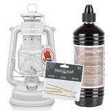 Feuerhand Stormlamp 276 Puur Wit Set