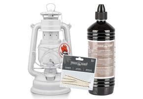 Feuerhand Stormlamp 276 Puur Wit Set