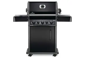 Napoleon Rogue 425 RSB Gasbarbecue met Zij- en Achterbrander Zwart, incl. draaispit (Showmodel)