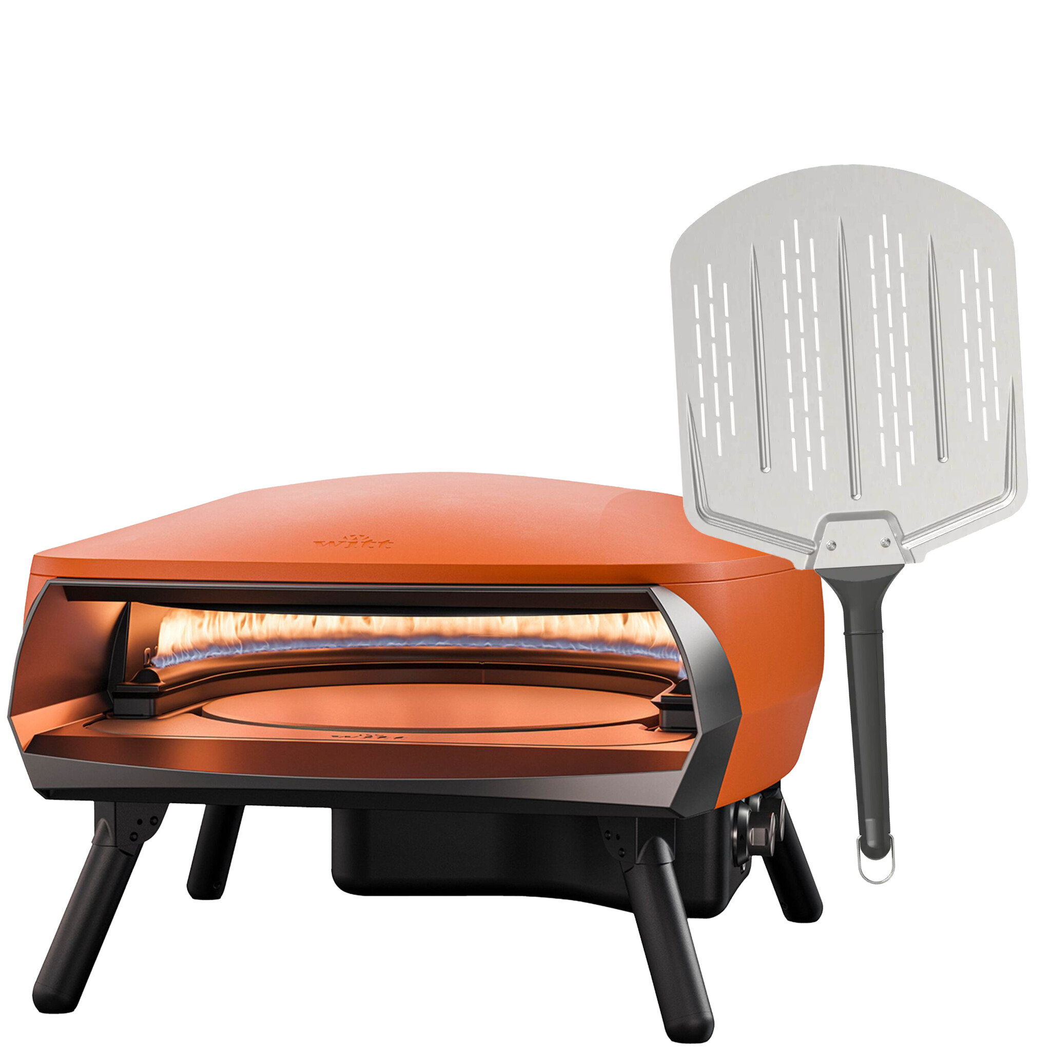 Witt Etna Rotante Pizza Oven Mat Orange Peel Bundel