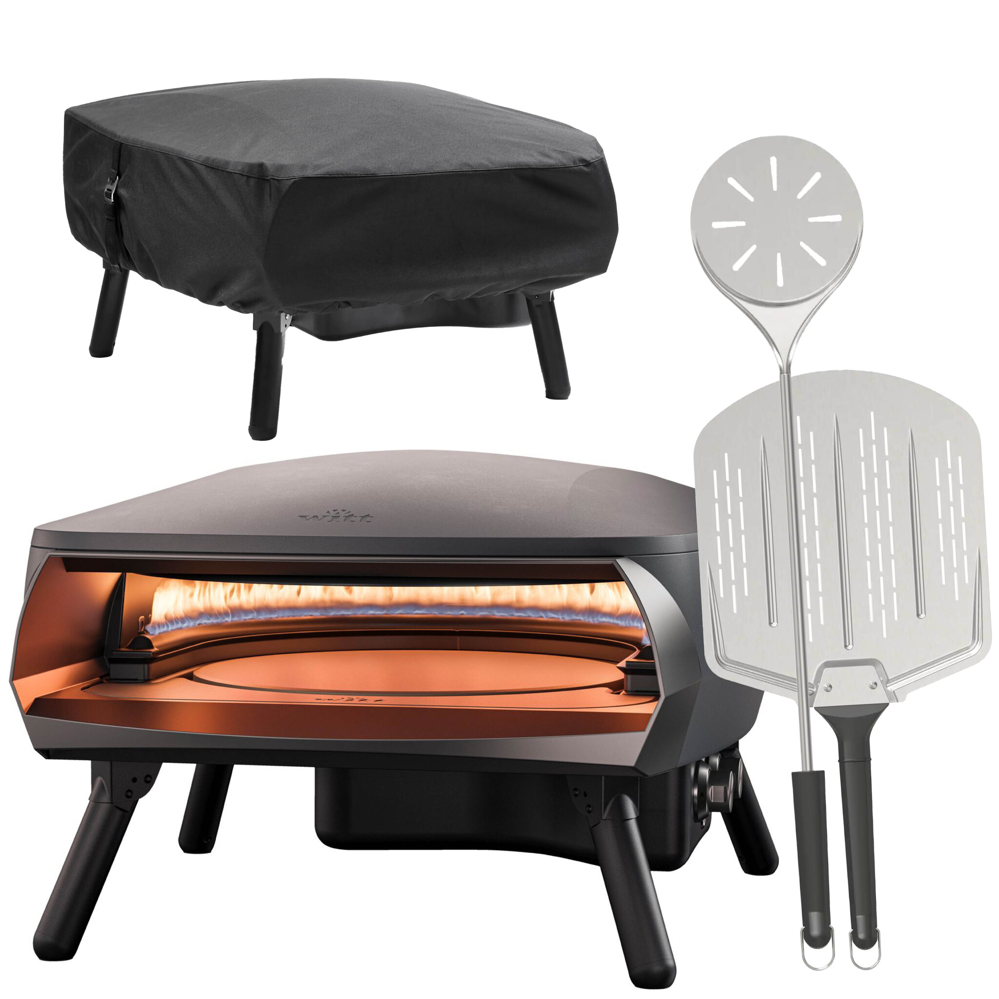 Witt Etna Rotante Pizza Oven Mat Graphite Starter Bundel