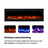 LumberQ In- opbouwsfeerhaard Kira 120 x 35 x 12,5 cm