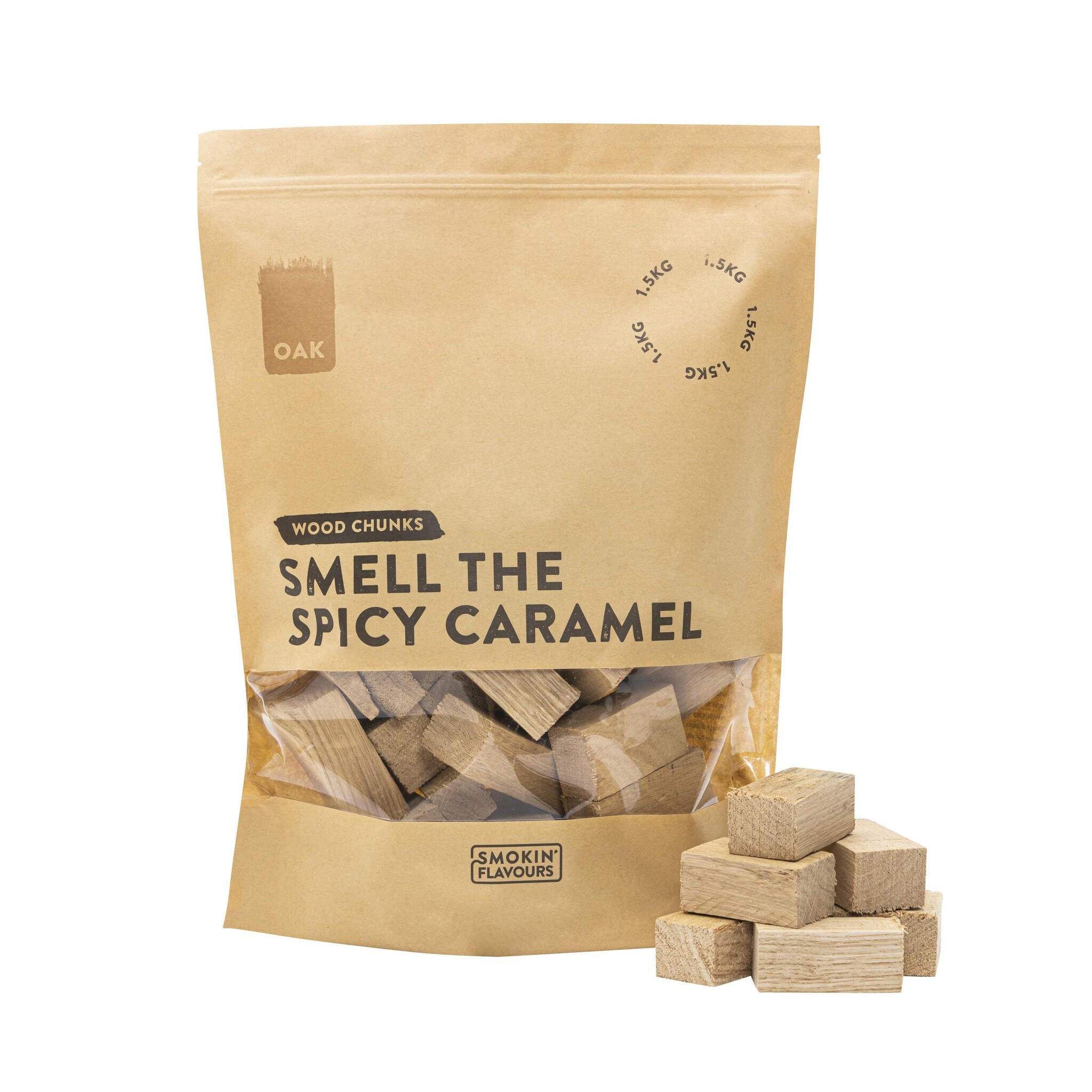 Smokin’ Flavours rookchunks eik 1,5kg