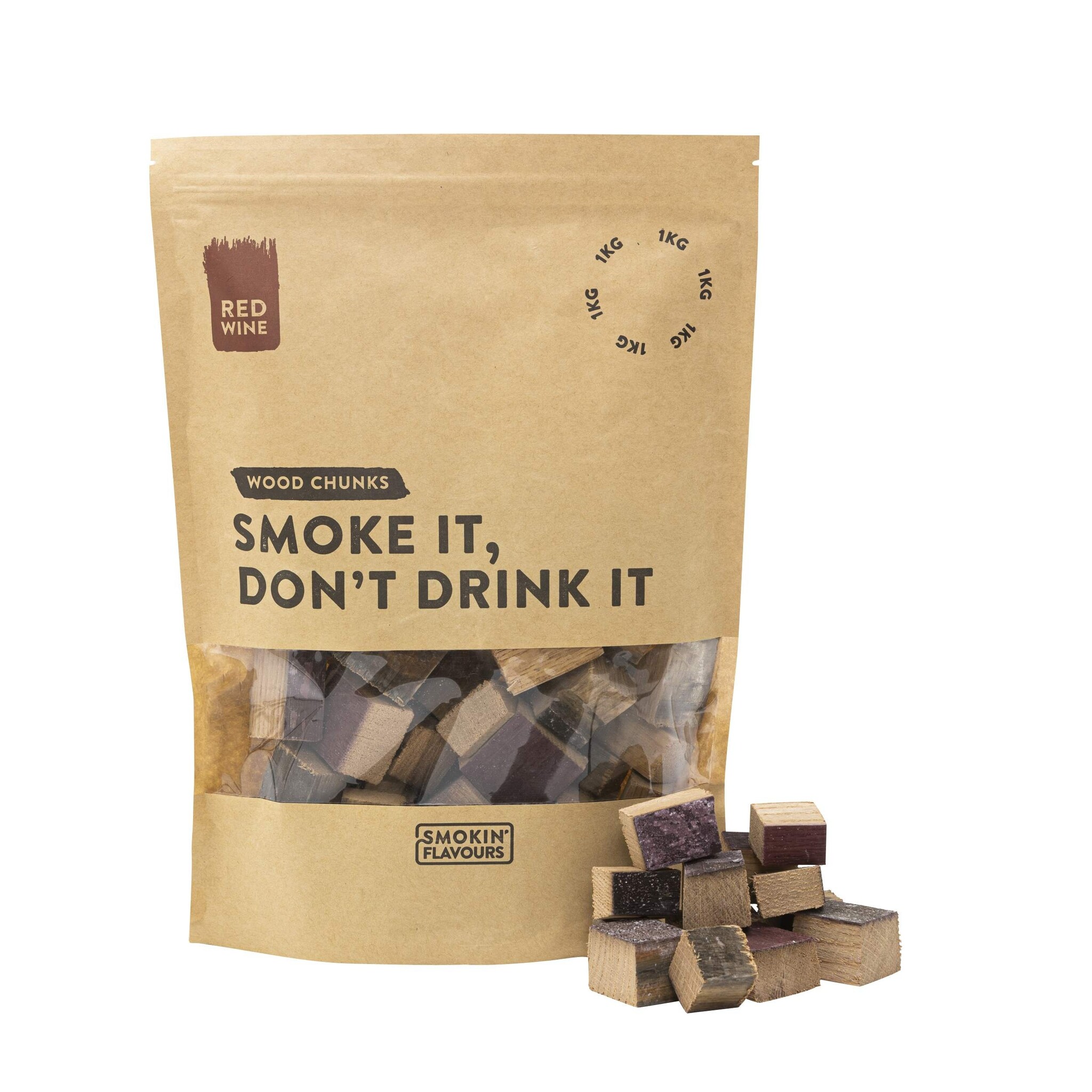 Smokin’ Flavours rookchunks whisky vaten 1KG