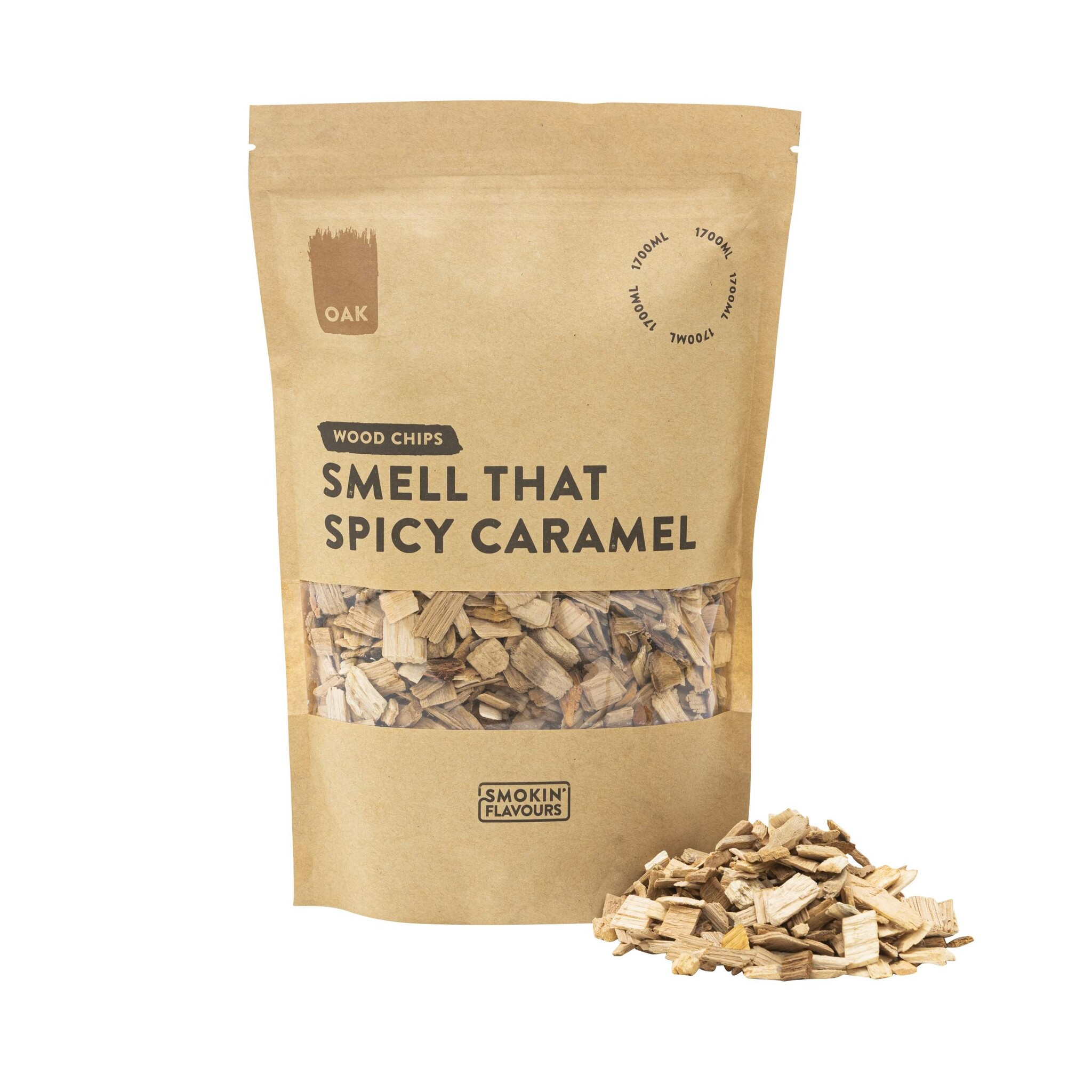 Smokin’ Flavours rooksnippers eik 1700 ml