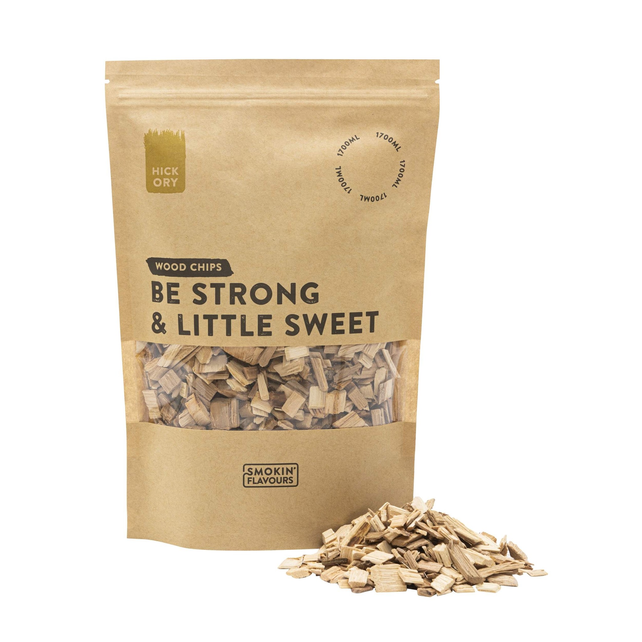 Smokin’ Flavours rooksnippers hickory 1700 ml