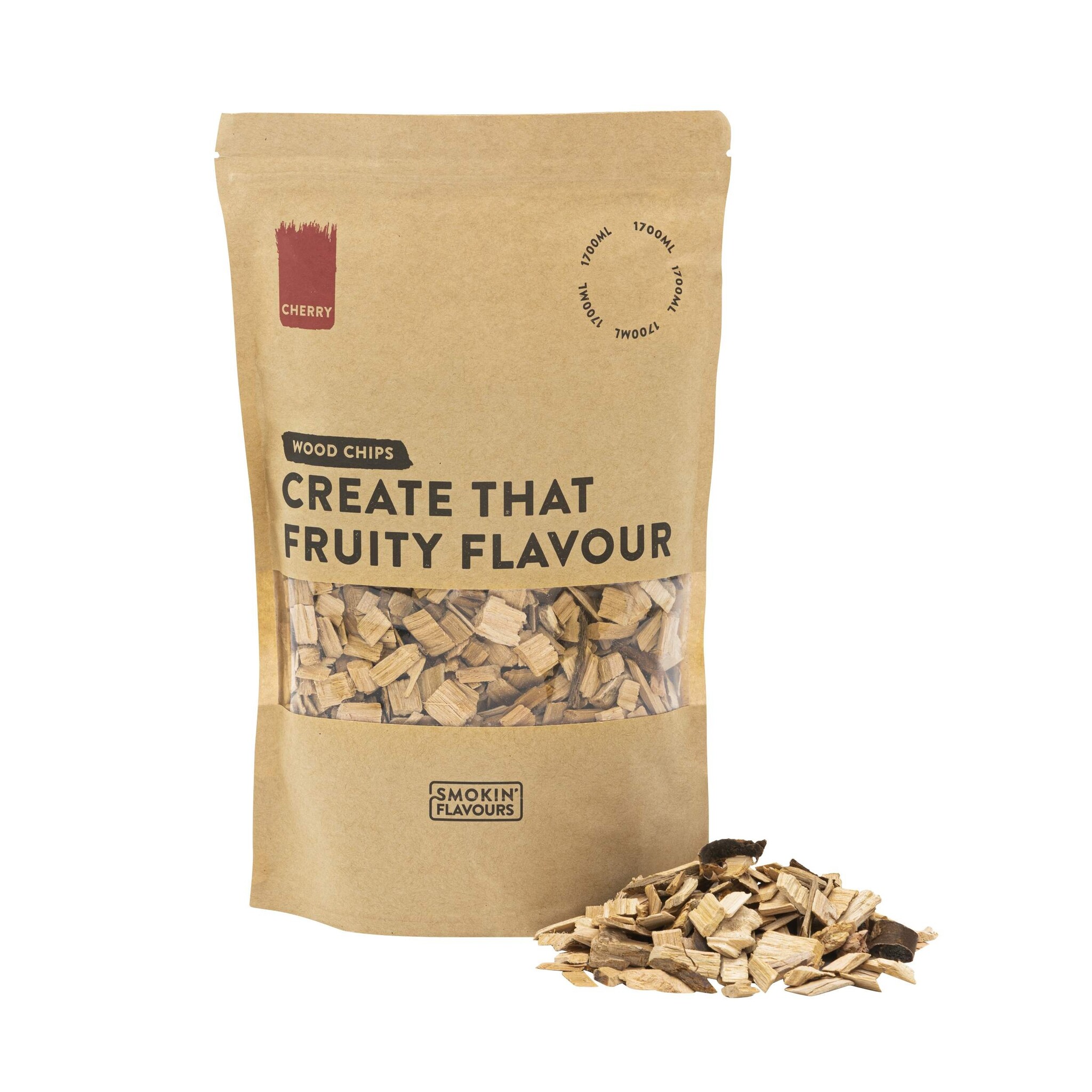 Smokin’ Flavours rooksnippers kers 1700 ml