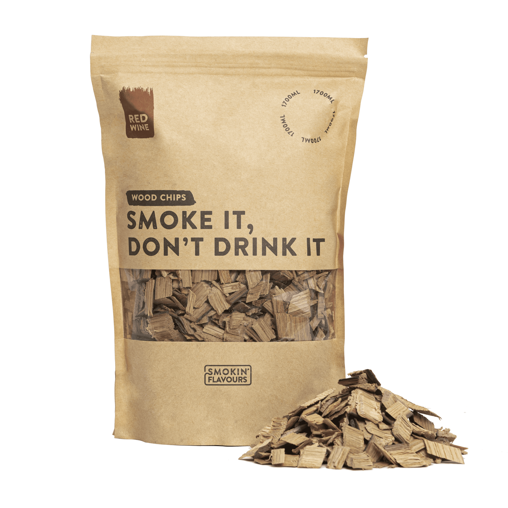 Smokin’ Flavours rooksnippers rode wijnvaten 1700ml