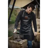 Witloft Buffelleren BBQ schort - Zwart