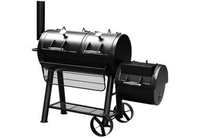 El Fuego Minnesota houtskoolgrill en off-set smoker