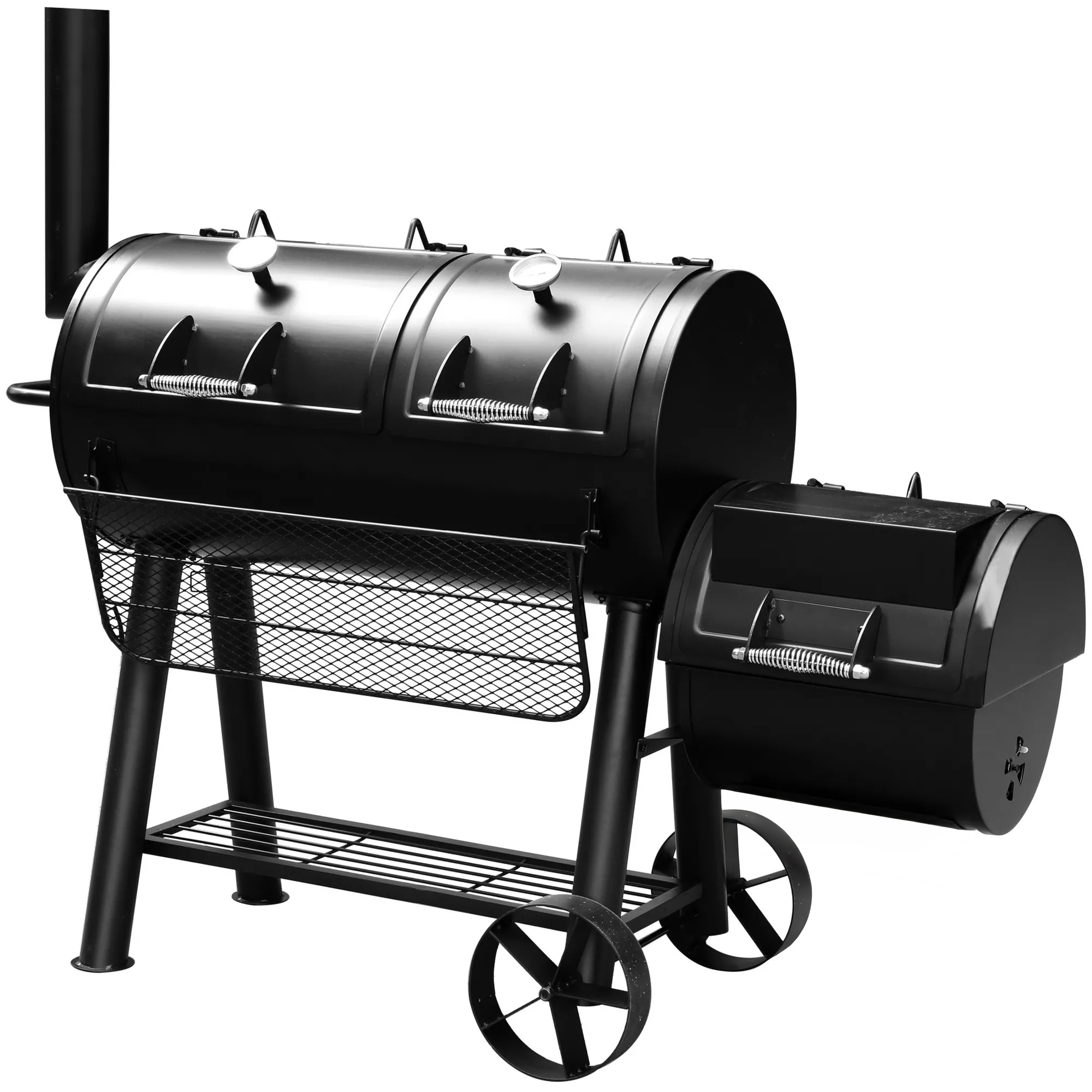 El Fuego Minnesota houtskoolgrill en off-set smoker