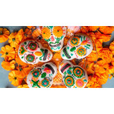 Lodge gietijzeren Doodskop bakvorm