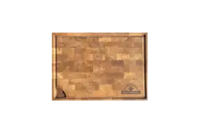 BestCharcoal Snijplank kopshout eiken 60 x 40 x 5 cm