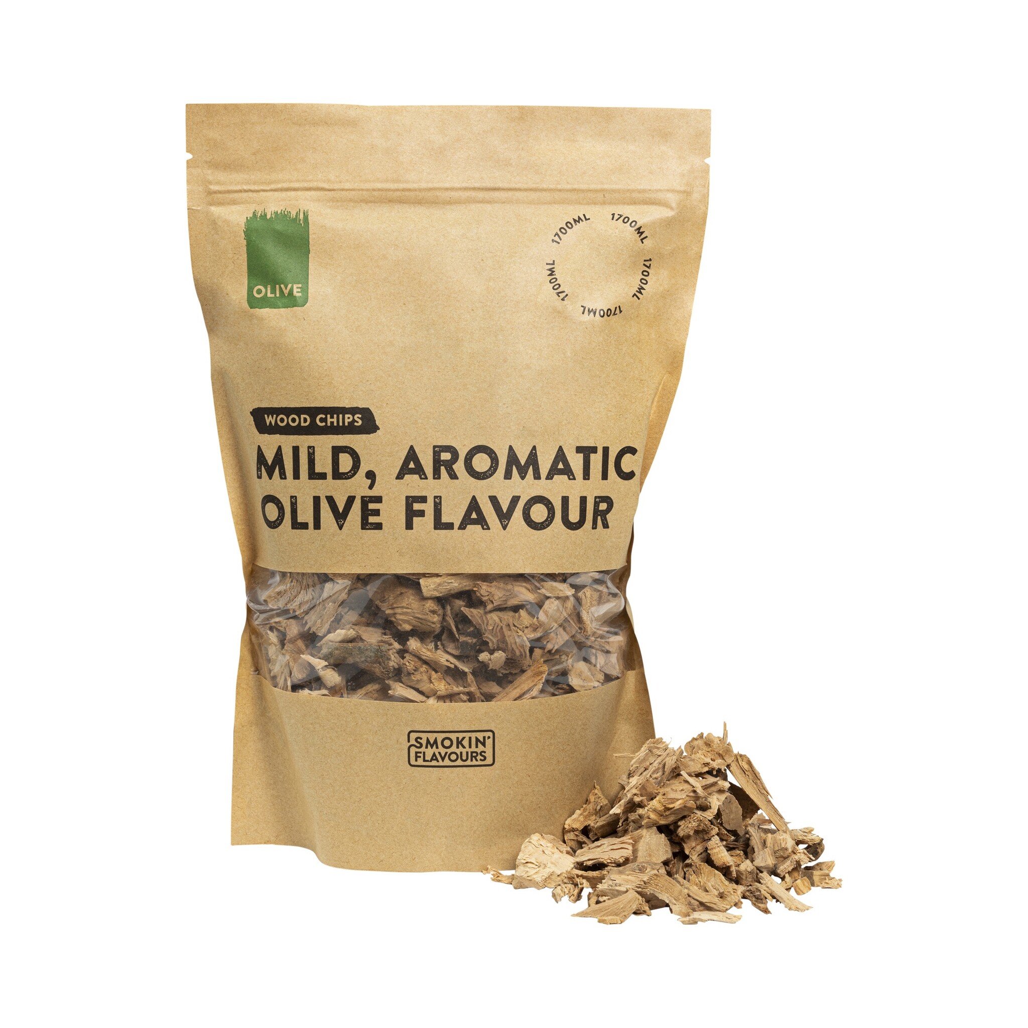 Smokin’ Flavours Rooksnippers Olijf 1700 ml