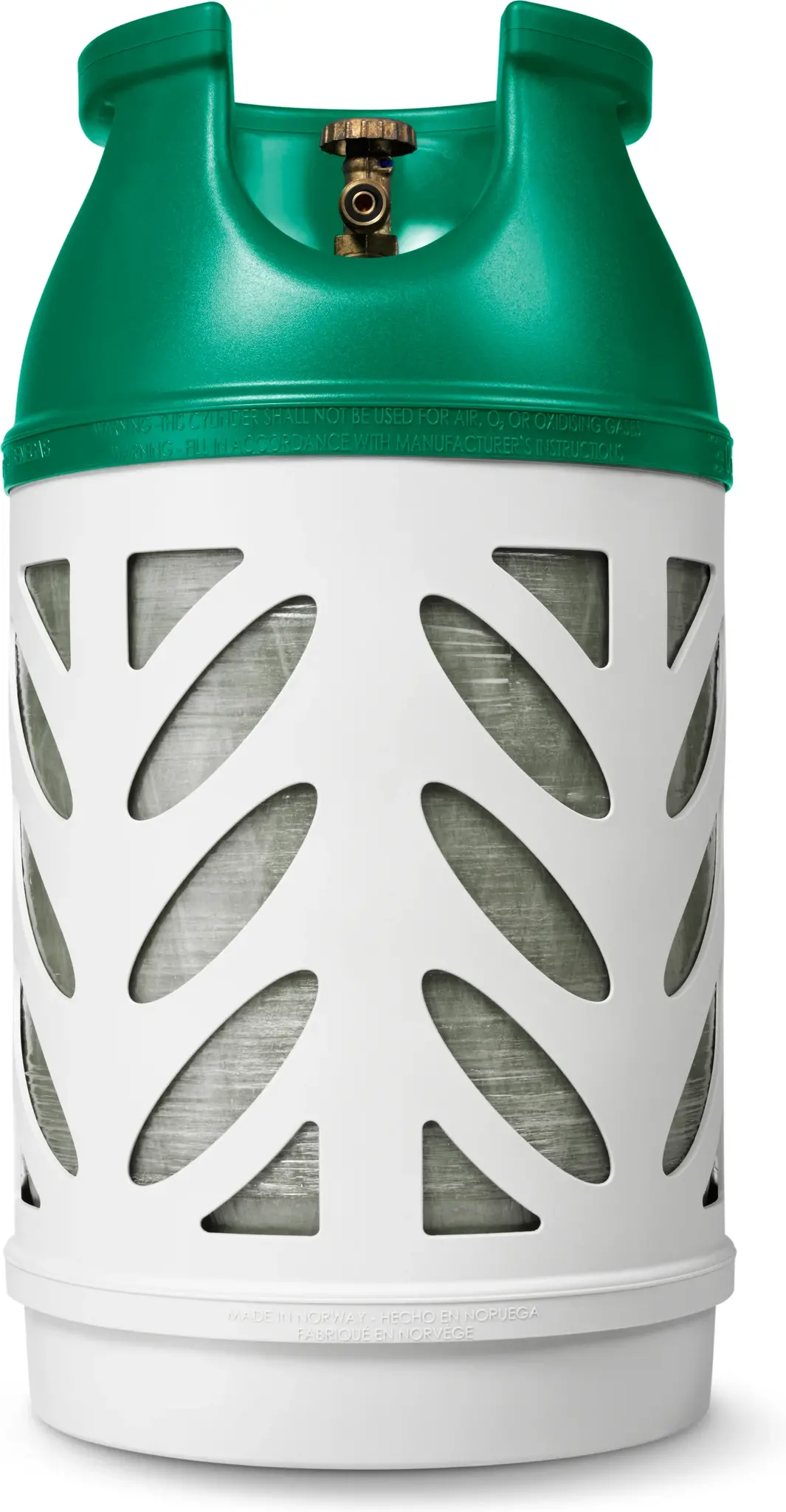 Benegas Light Kunststof gasfles 10 kg Vulling