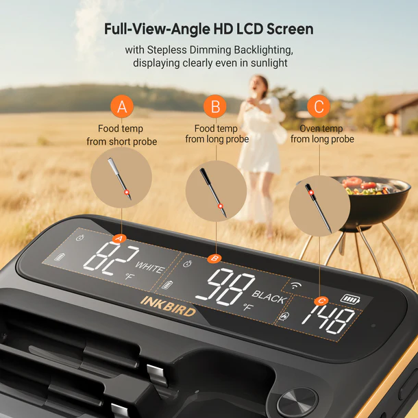 INKBIRD INT-12-BW Draadloze Smart Thermometer