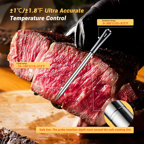 INKBIRD INT-14-BW Draadloze Smart Thermometer