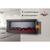 El Fuego In- opbouwsfeerhaard Cannes 122 x 38 x 25 cm