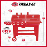 Char-Griller Double Play Combi barbecue