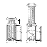 Enders Vulano RVS Terrasverwarming