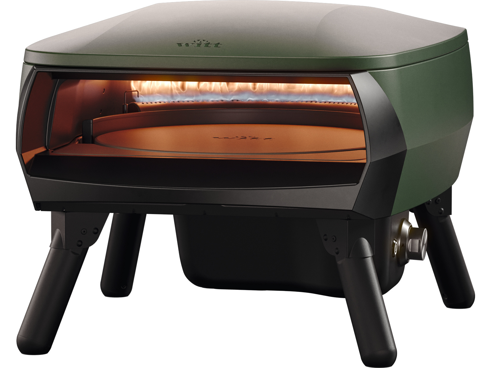 Witt Piccolo Rotante 13" Pizza Oven Mat Green