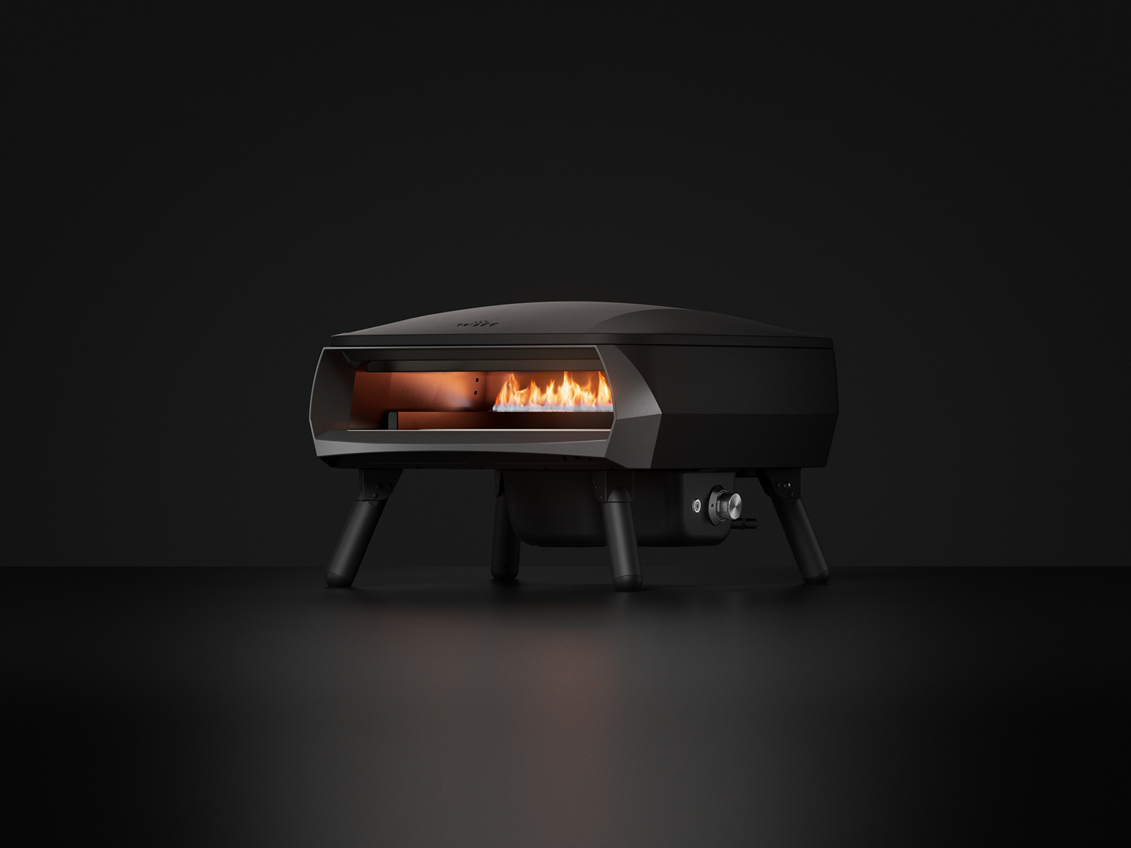 Witt Piccolo 16" Rotante Pizza Oven Mat Black