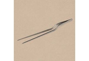BestCharcoal Pincet Gebogen RVS