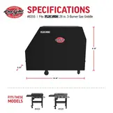 Char-griller Beschermhoes voor Flat Iron 3-pits Plancha