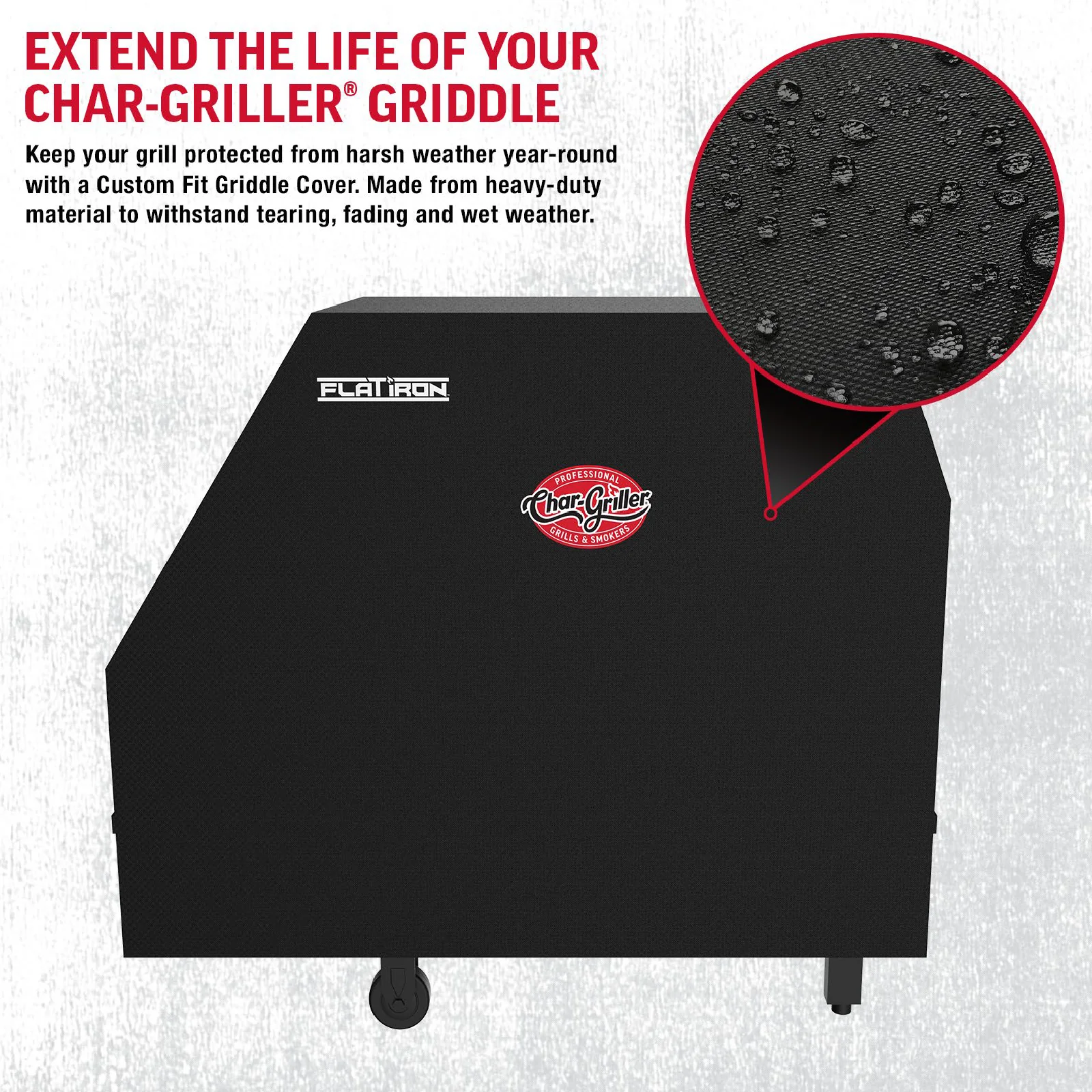 Char-griller Beschermhoes voor Flat Iron 3-pits Plancha