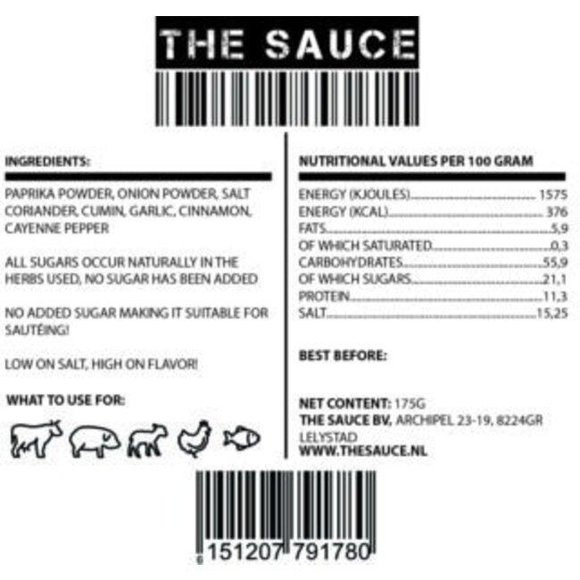 The Sauce The Rub 175 g