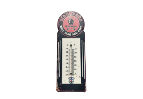 BBQ Wandbord Thermometer Old Guys Rule 29 x 10 cm