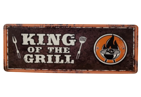 BBQ Wandbord King of the Grill 36 x 13 cm