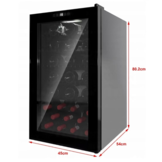 El Fuego Wijnkoelkast 41 flessen - vol glazen deur